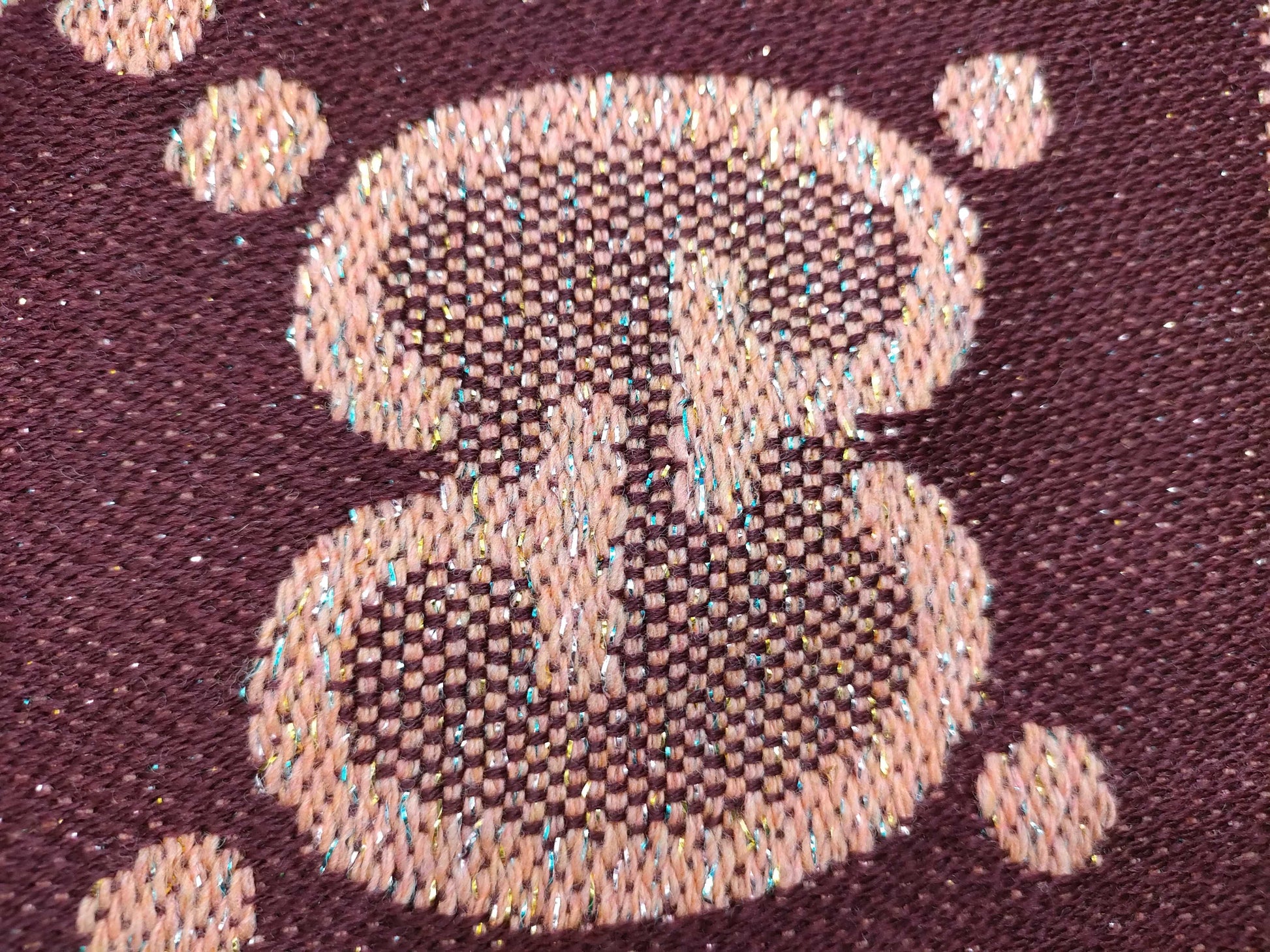 GUCCI Pink Glitter Scarf