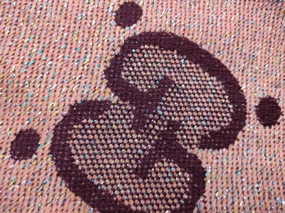 GUCCI Pink Glitter Scarf
