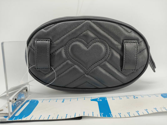 GUCCI GG Marmont Waist Bag in Black