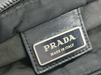 PRADA Nylon Prada Shoulder Bag Black Shoulder Bag