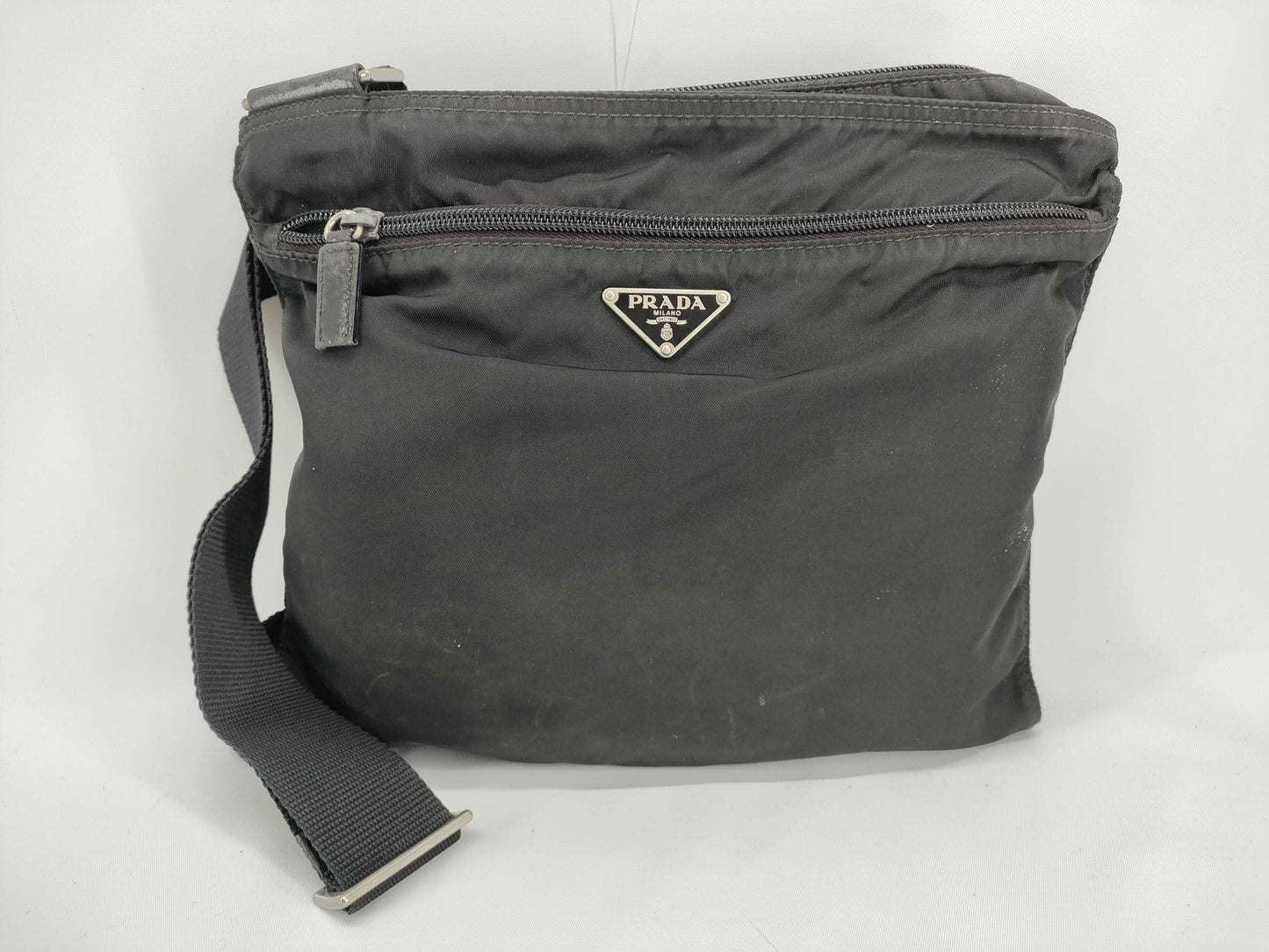 PRADA Nylon Prada Shoulder Bag Black Shoulder Bag