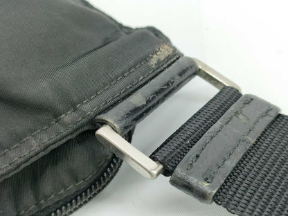 PRADA Nylon Prada Shoulder Bag Black Shoulder Bag