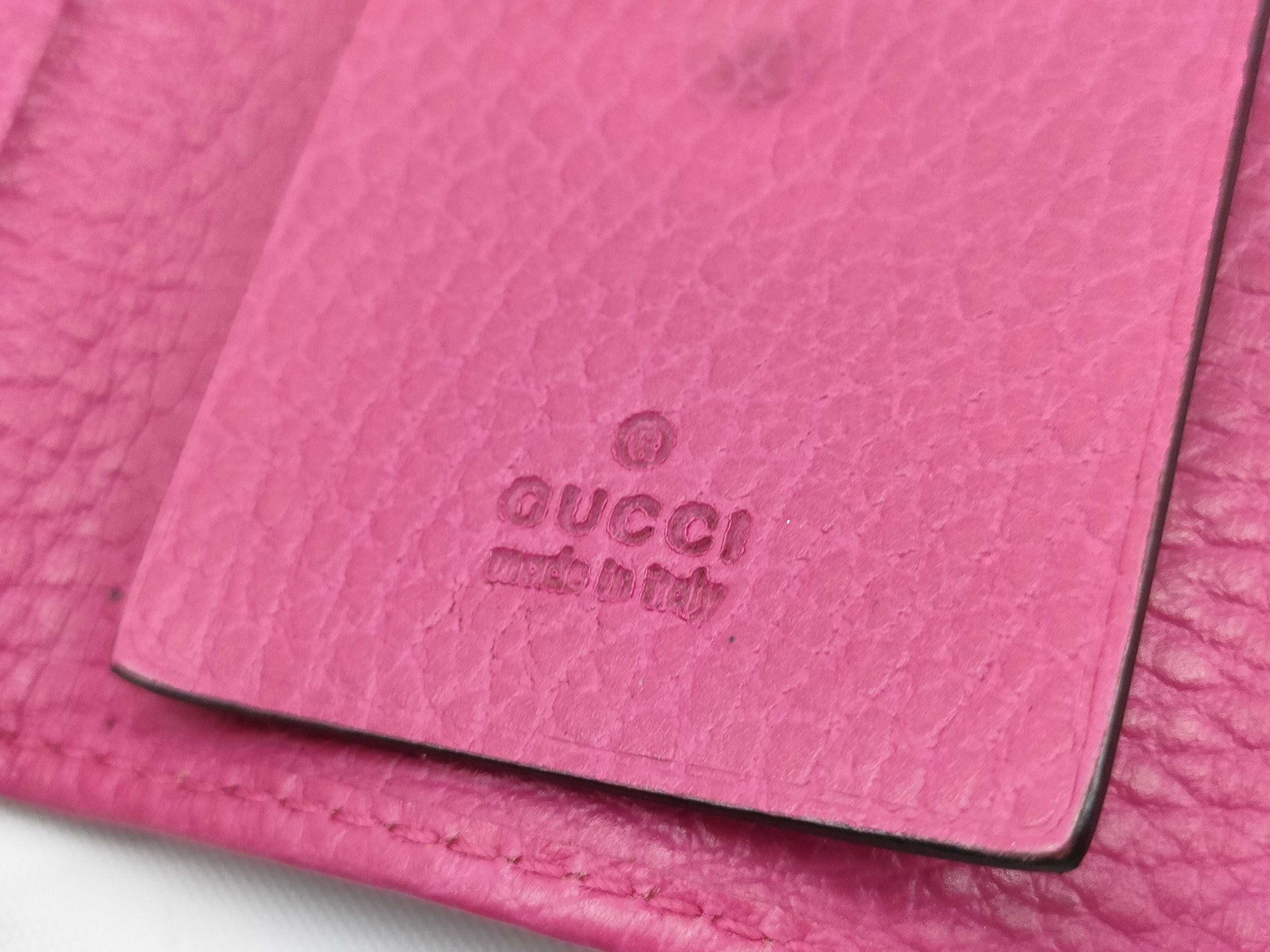 GUCCI GG Marmont Key Case, Pink