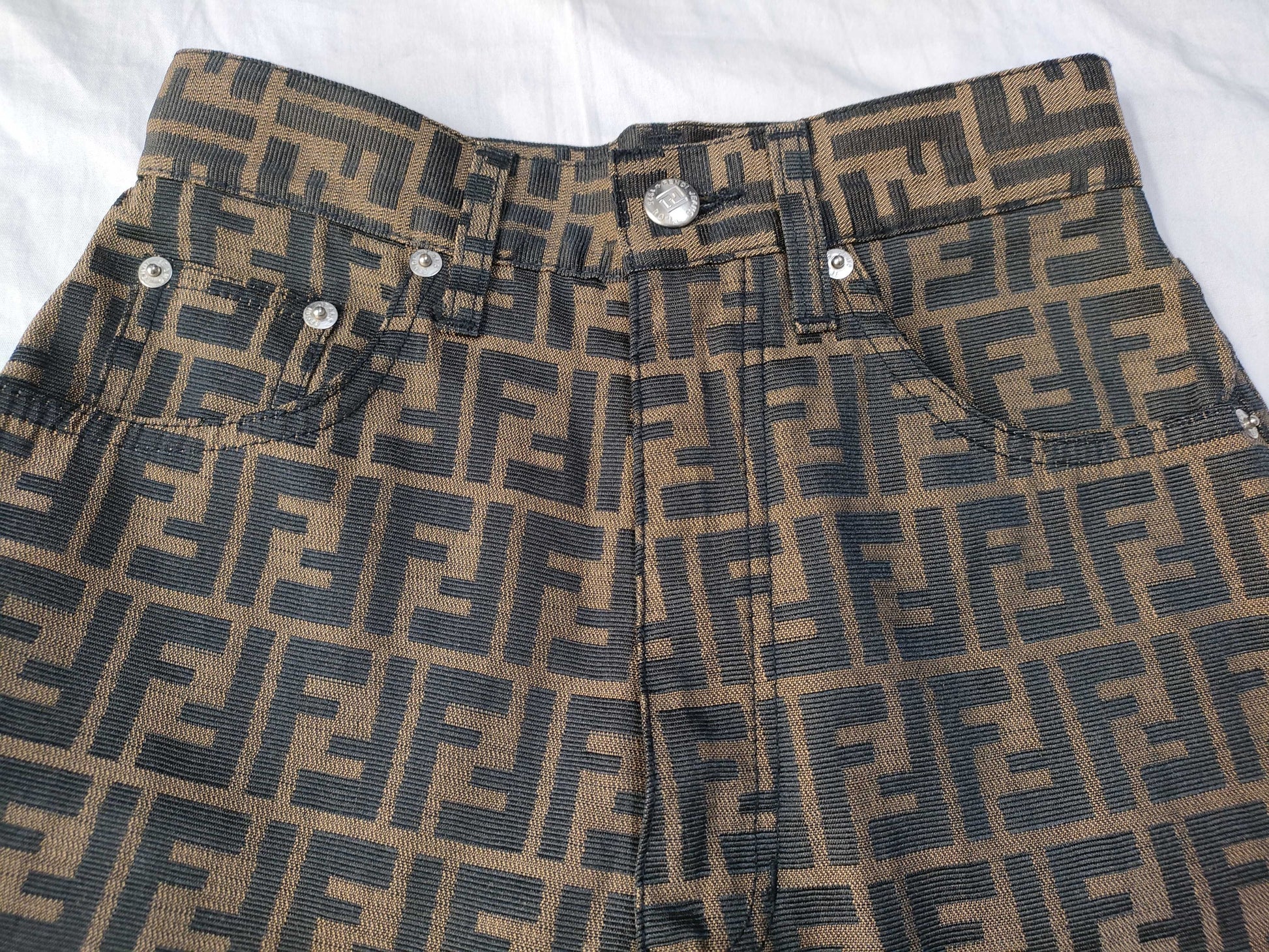 FENDI Zucca Pants Size 40