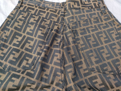 FENDI Zucca Pants Size 40
