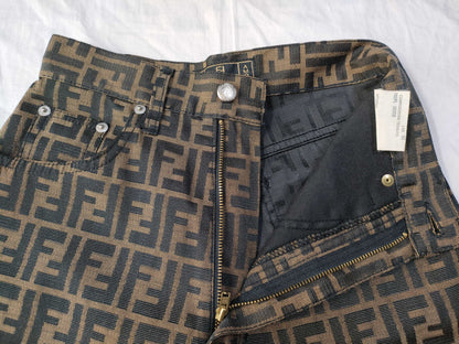 FENDI Zucca Pants Size 40