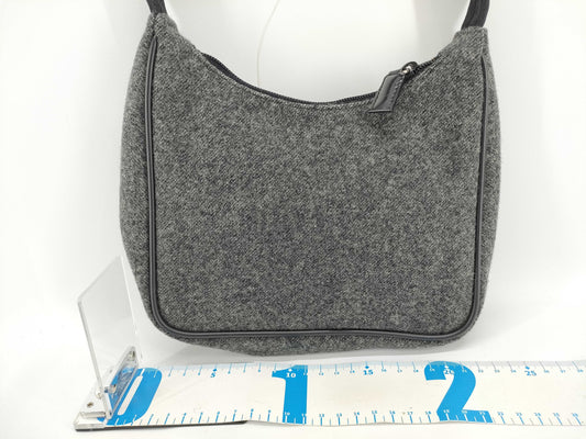 PRADA Prada Pouch Handbag Gray Handbag