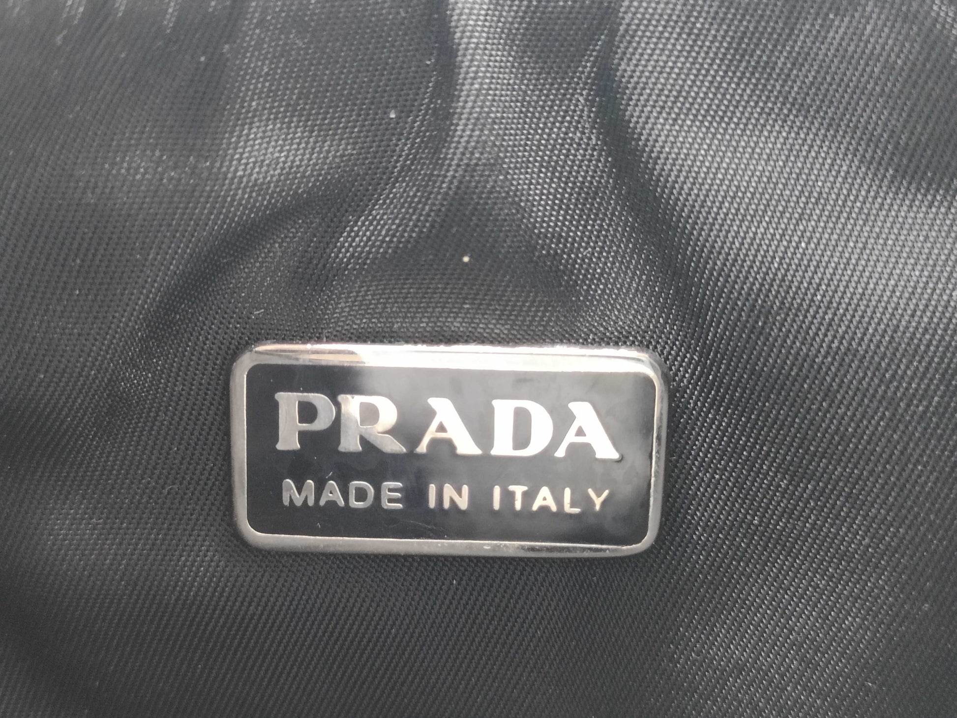 PRADA Prada Pouch Handbag Gray Handbag