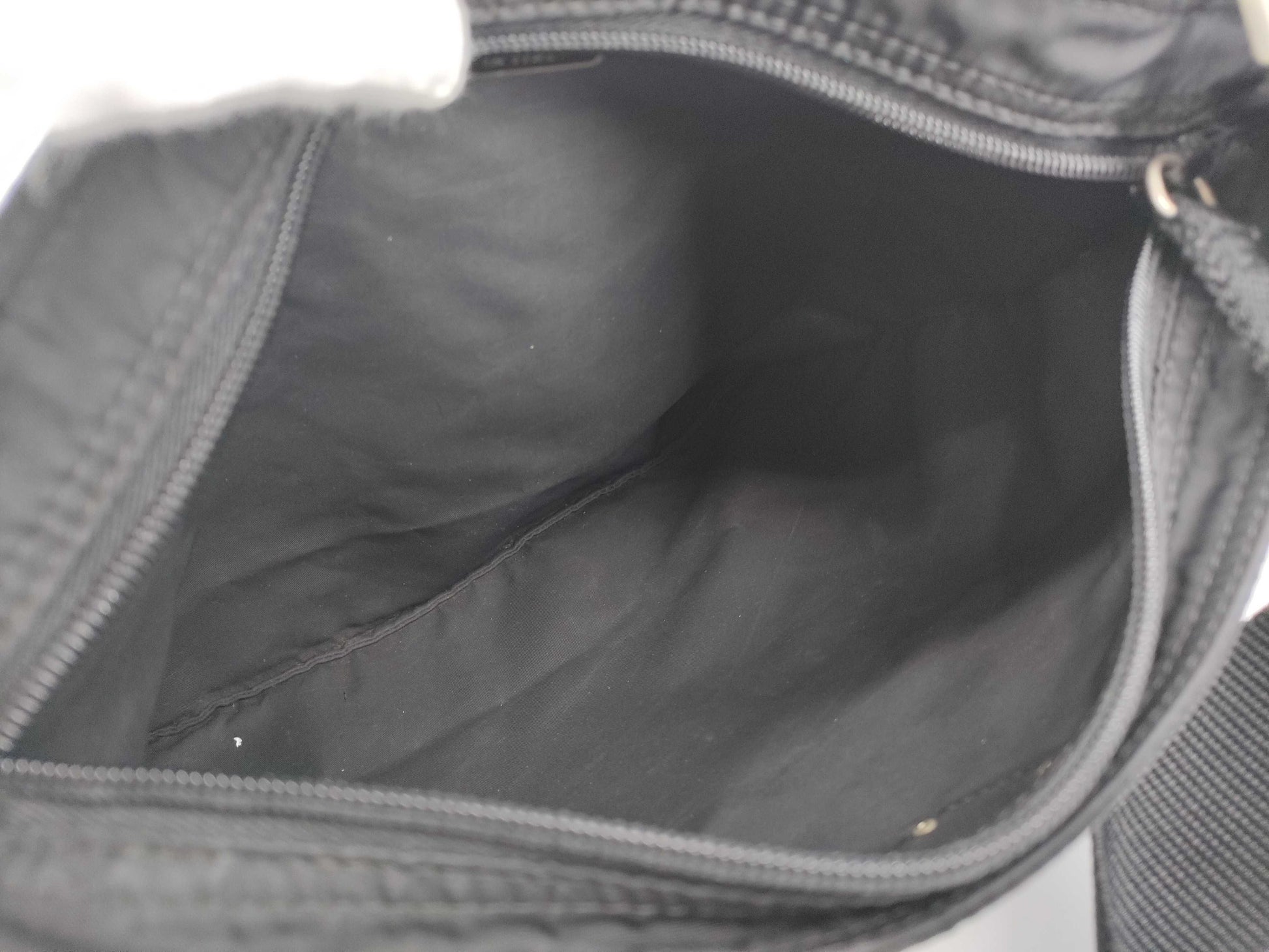 PRADA Nylon Prada Handbag Black Shoulder Bag