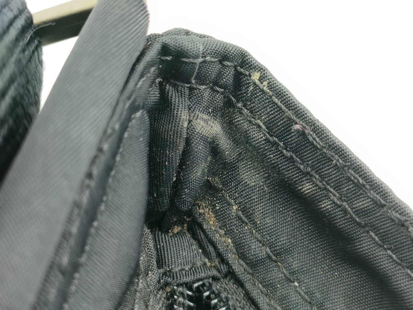 PRADA Nylon Prada Handbag Black Shoulder Bag