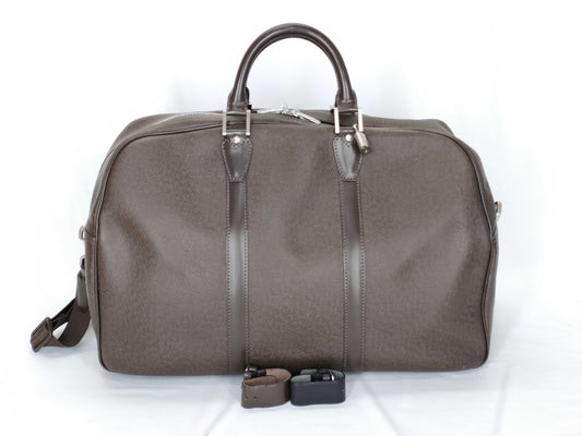 LOUIS VUITTON M 30128 Taiga Louis Vuitton Taiga Kendall 45 Brown Boston Bag