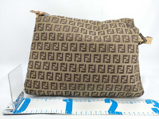 FENDI Zucchino Shoulder Bag in Zucca Pattern, Mamma Bucket