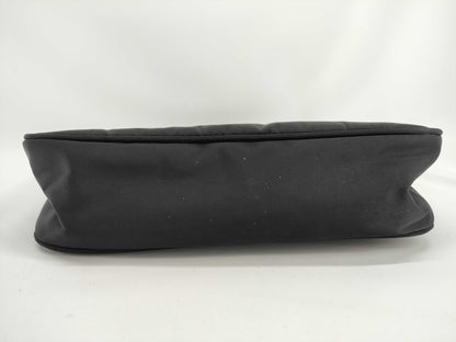 PRADA Nylon Prada Pouch Handbag Black Handbag