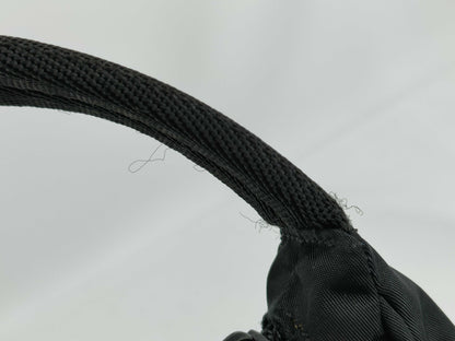 PRADA Nylon Prada Pouch Handbag Black Handbag