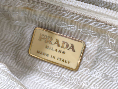 PRADA Nylon Prada Shoulder Bag Green Shoulder Bag