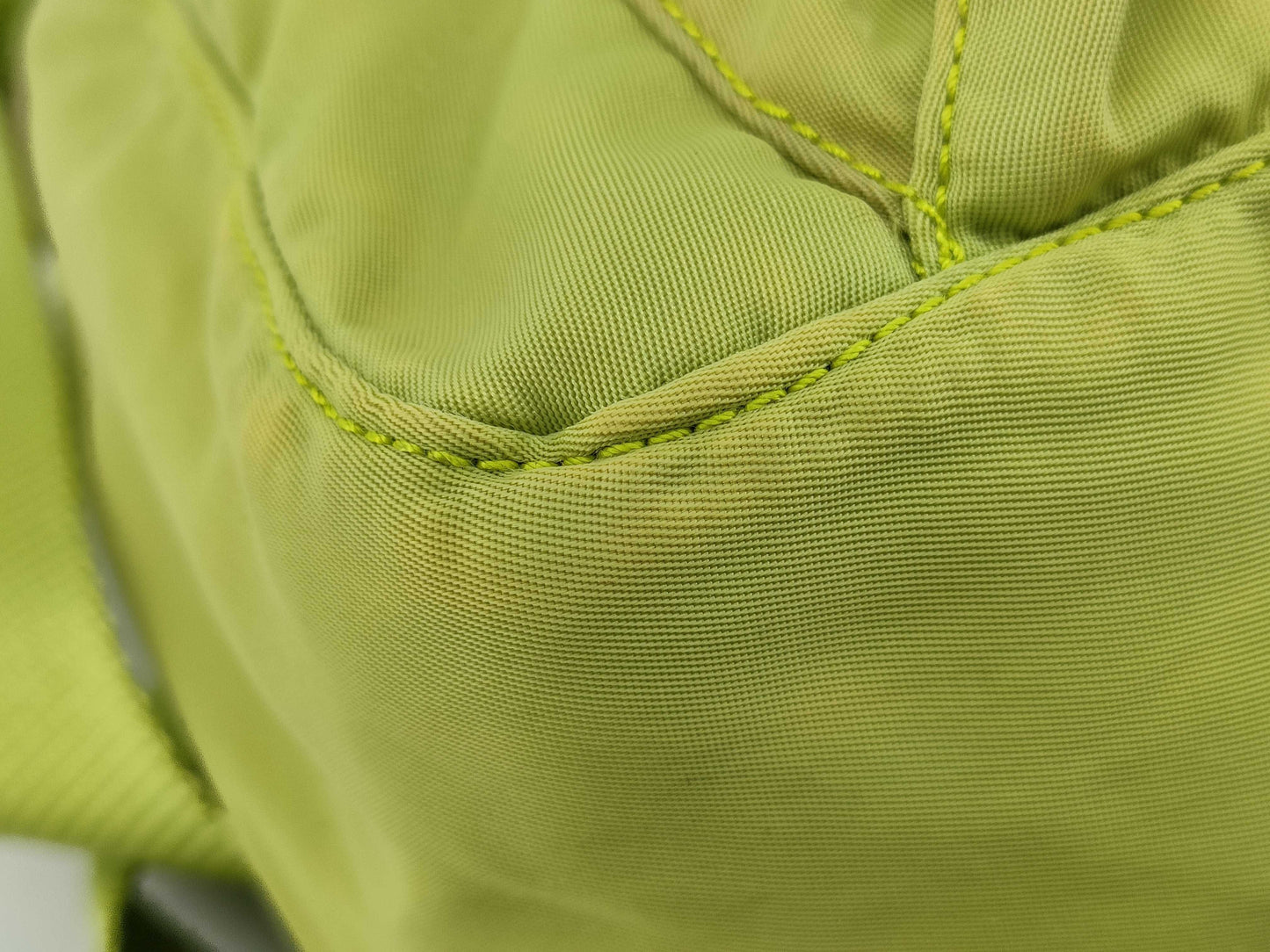 PRADA Nylon Prada Shoulder Bag Green Shoulder Bag
