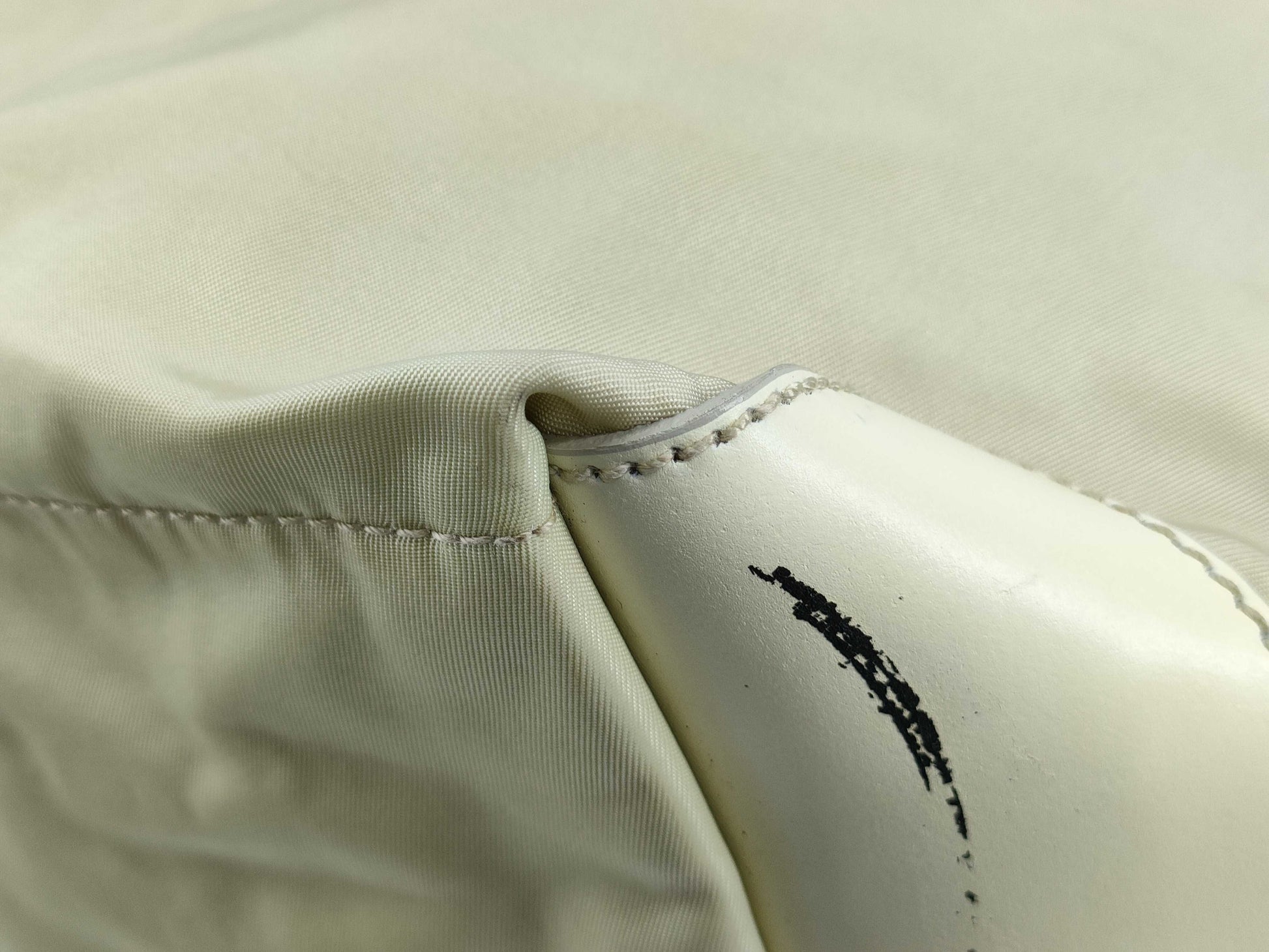 PRADA Nylon Prada Shoulder Bag White Shoulder Bag