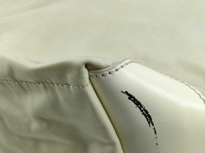 PRADA Nylon Prada Shoulder Bag White Shoulder Bag