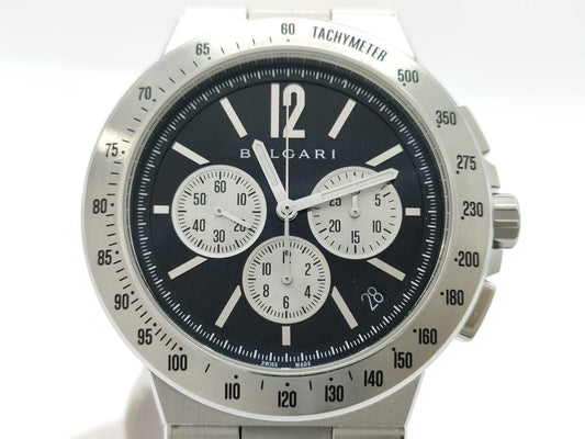 BVLGARI Diagono DG41SCH L01248 Automatic Black Dial Men's Watch