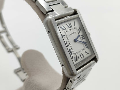 Cartier Tank Solo SM W5200013 3170 667108ZX Quartz Women's Watch