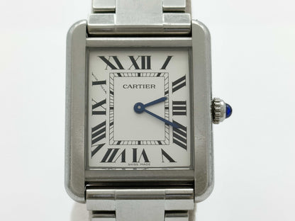 Cartier Tank Solo SM W5200013 3170 667108ZX Quartz Women's Watch