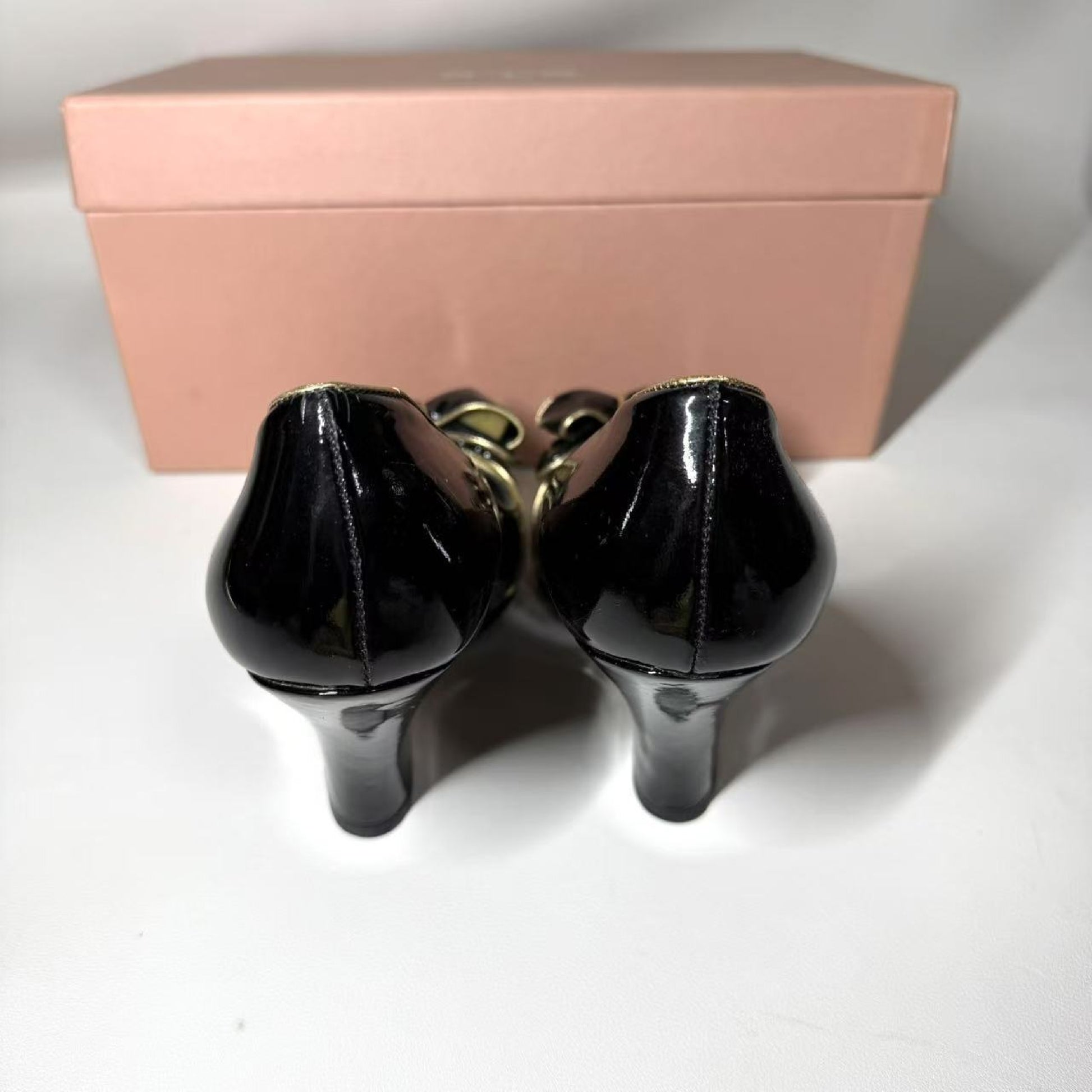 Miu Miu Miu shoes patent leather high heels size 37.5 pumps
