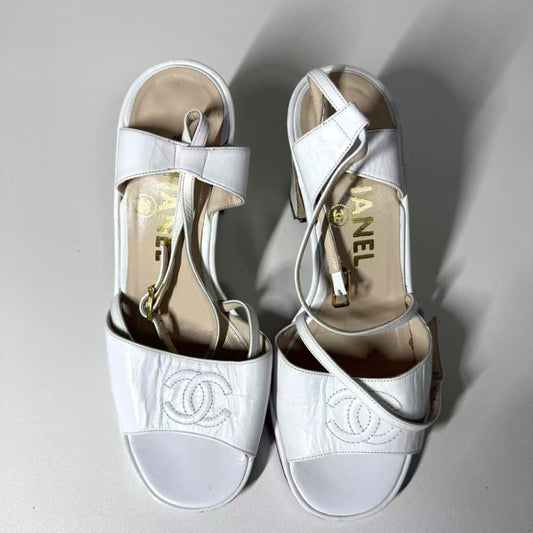 CHANEL CHANEL Shoes Size 37.5 Mules
