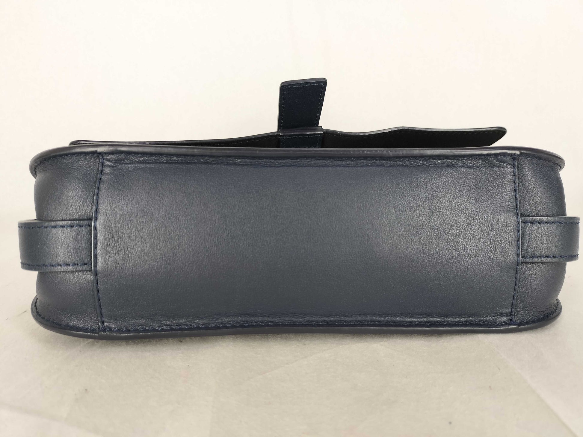 FURLA Flow Top Handle M Leather Shoulder Bag, 2-Way, Dark Navy