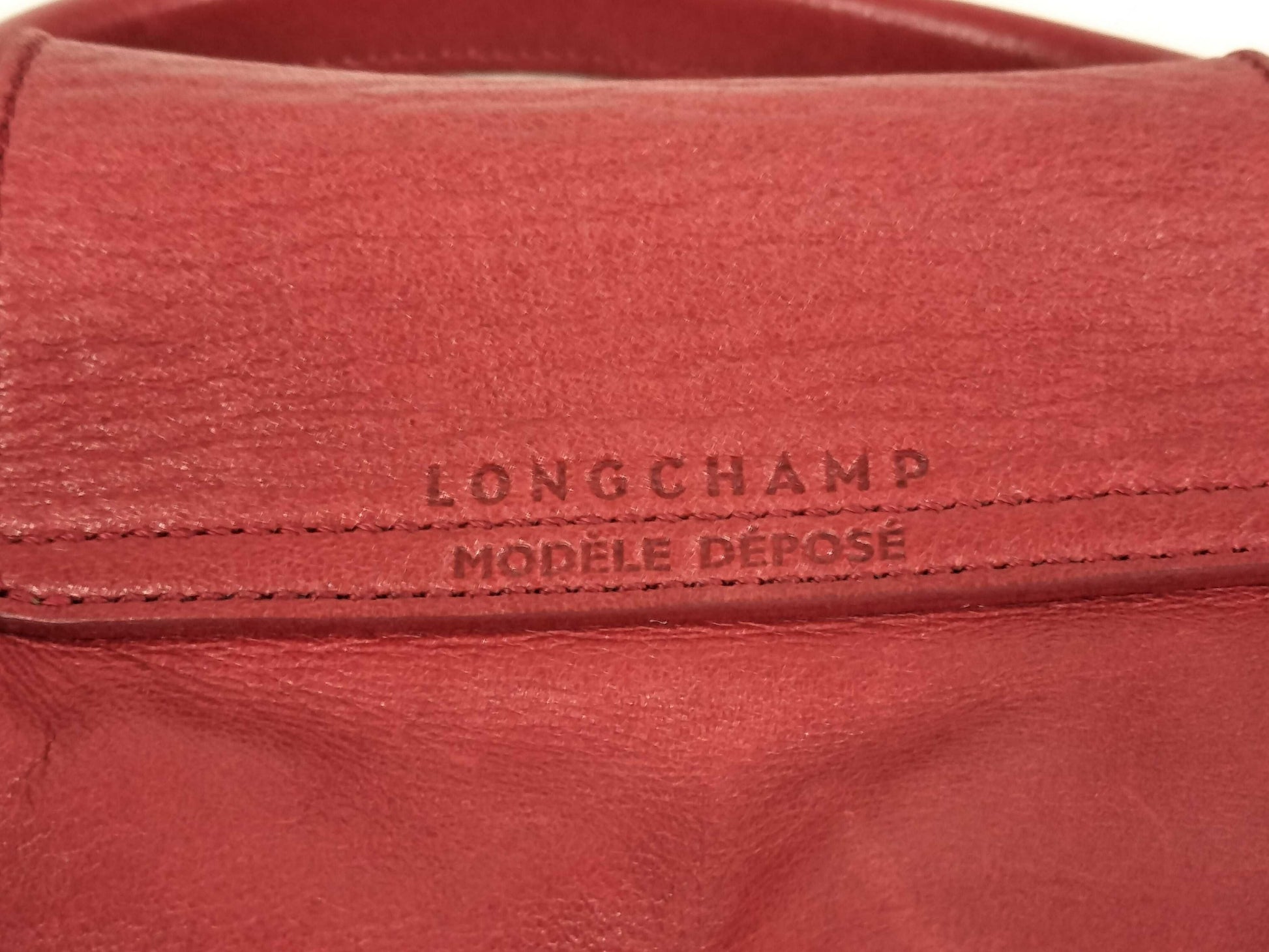 LONG CHAMP Le Pliage 2-Way Handbag Leather Handbag