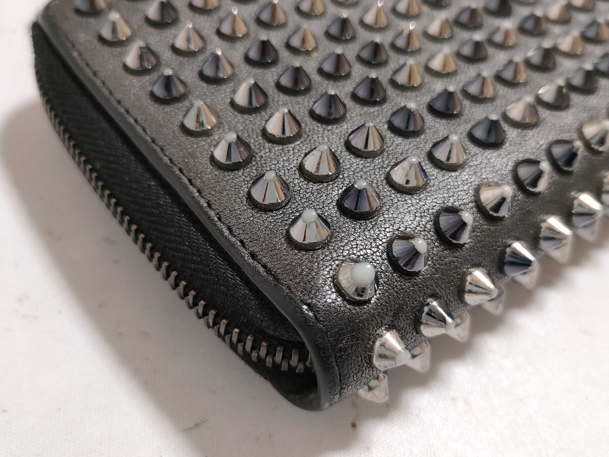 Christian Louboutin round zipper long wallet with dust bag