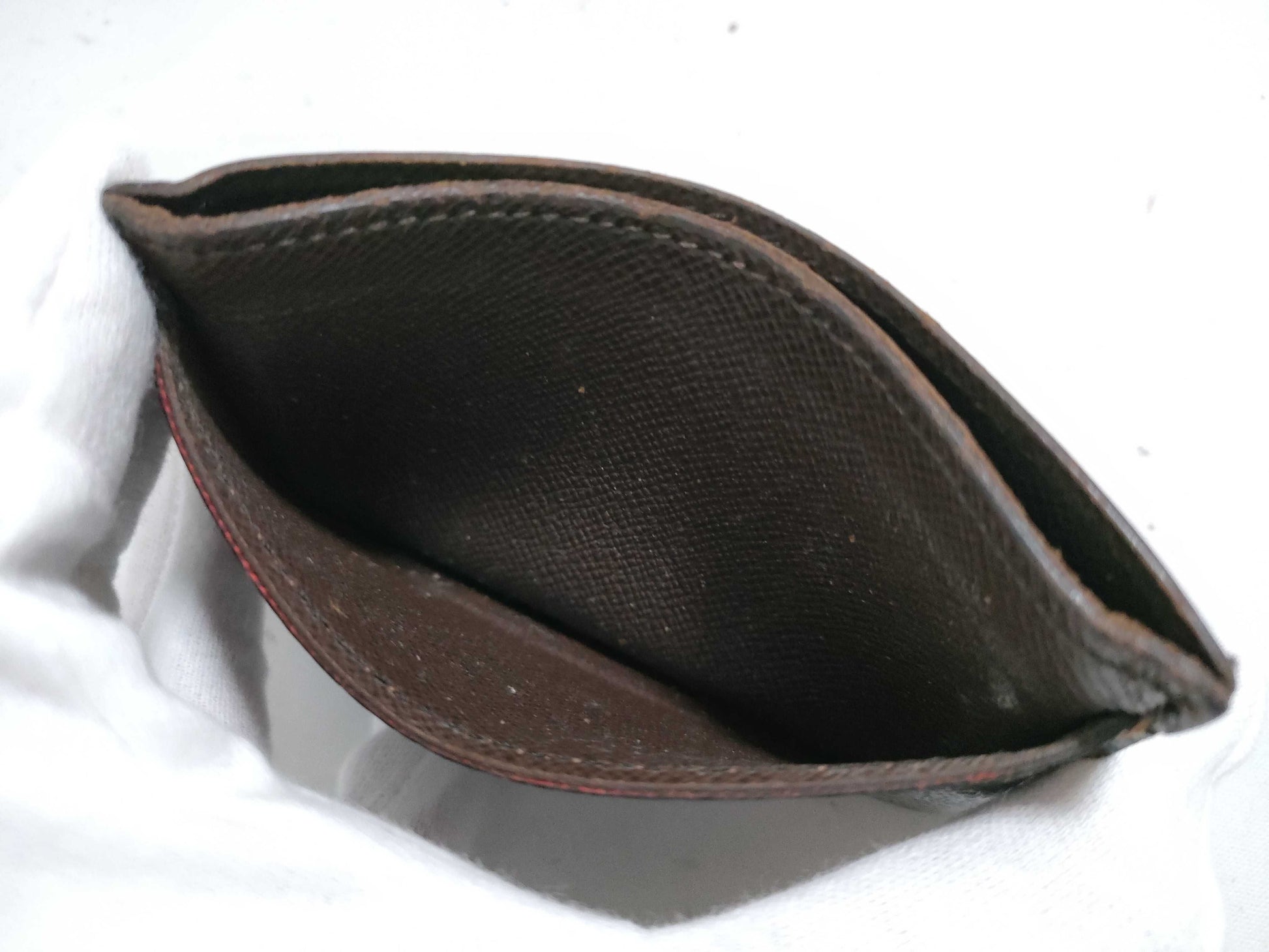 LOUIS VUITTON Damier Ebene Card Case N61722, Porte Carte Sample, Card Case, Pass Case, Business Card Case
