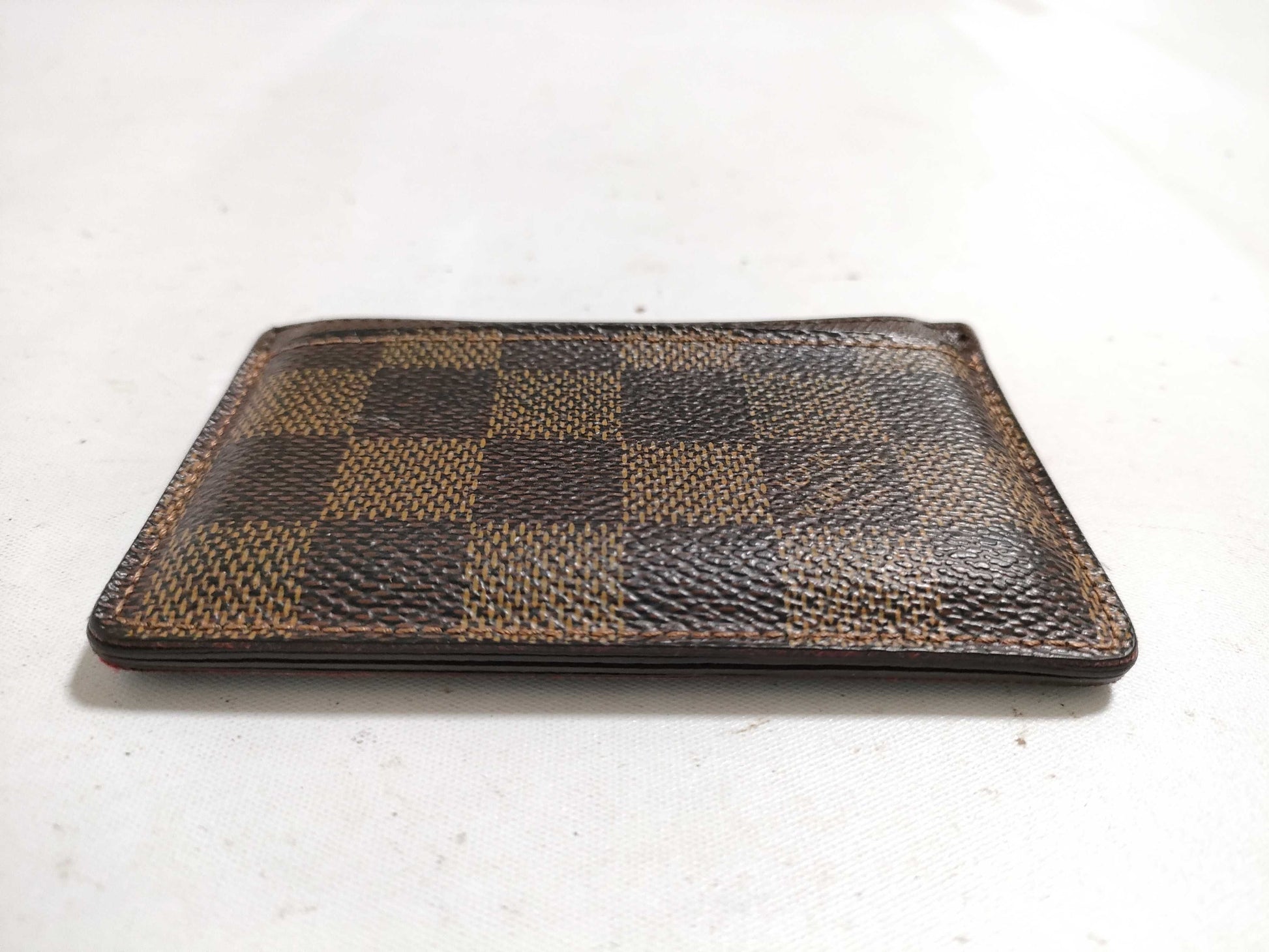LOUIS VUITTON Damier Ebene Card Case N61722, Porte Carte Sample, Card Case, Pass Case, Business Card Case