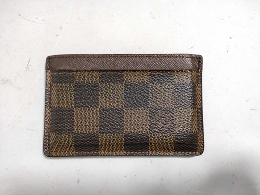 LOUIS VUITTON Damier Ebene Card Case N61722, Porte Carte Sample, Card Case, Pass Case, Business Card Case