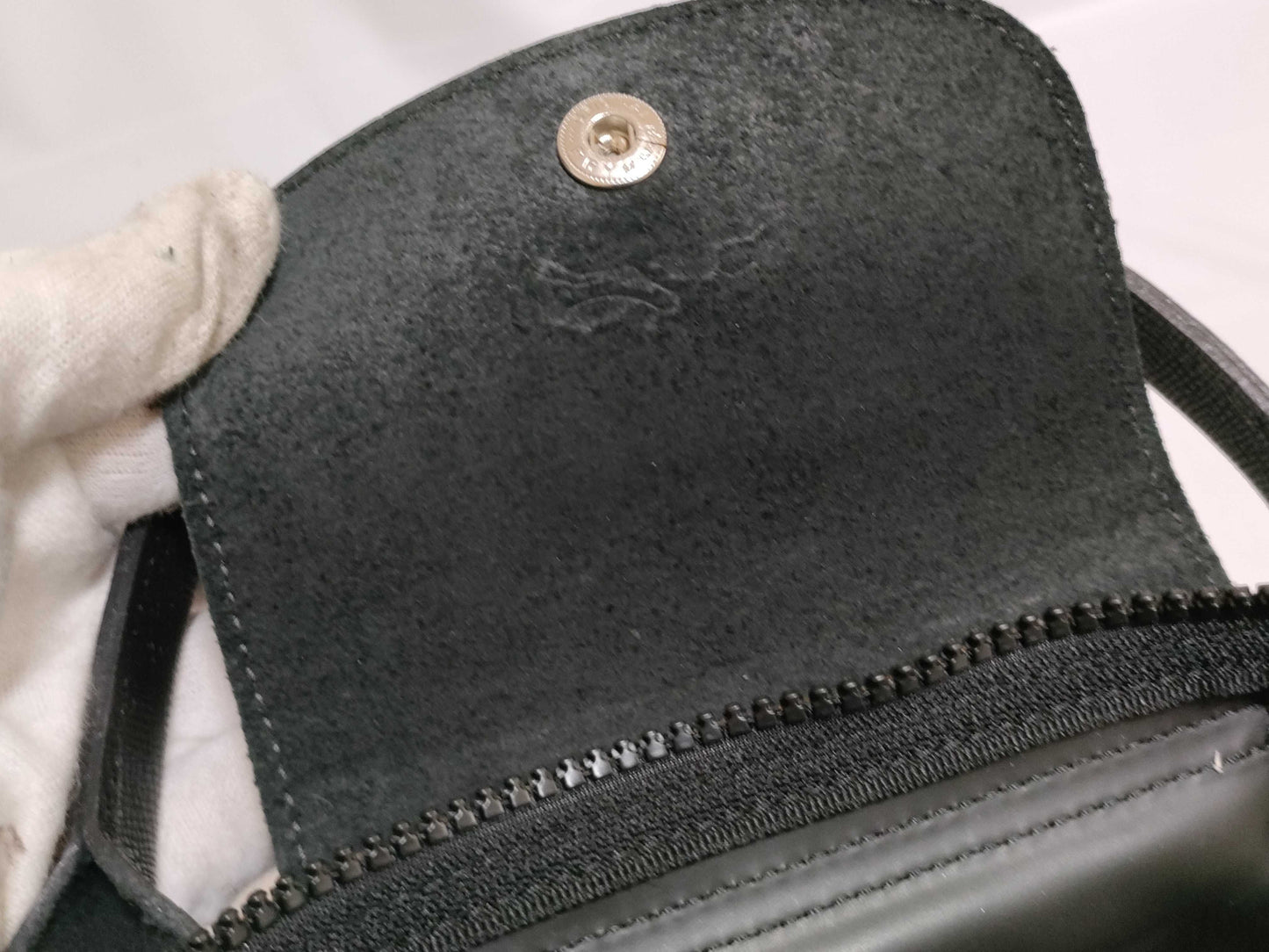 LONG CHAMP 2-Way Le Pliage Shoulder Bag, Nylon, Black