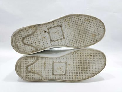 LOUIS VUITTON LOUIS VUITTON Louis Vuitton Crocodile Embossed Leather Sneakers Size 35 1/2 Sneakers