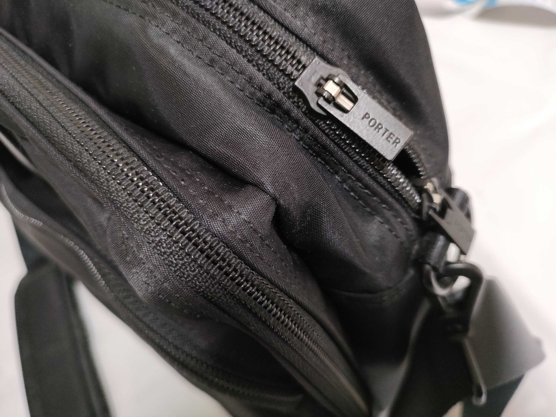 PORTER TIME 2-Way Briefcase L Black 655-06167 Business Bag, Excellent Condition