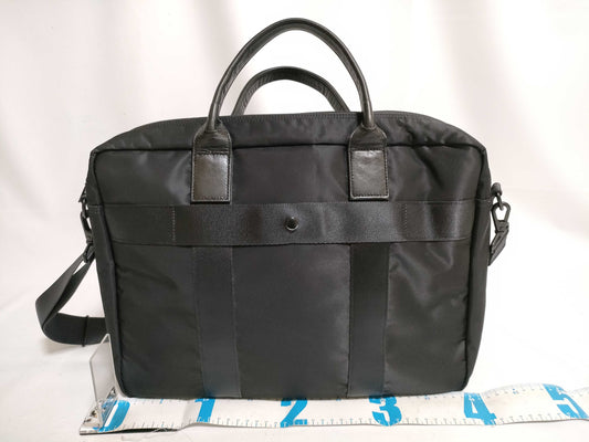 PORTER TIME 2-Way Briefcase L Black 655-06167 Business Bag, Excellent Condition
