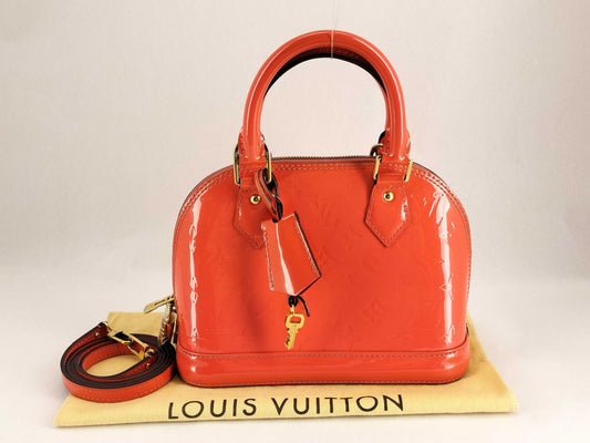 LOUIS VUITTON Vernis LOUIS VUITTON Alma BB Vernis M90259 Handbag