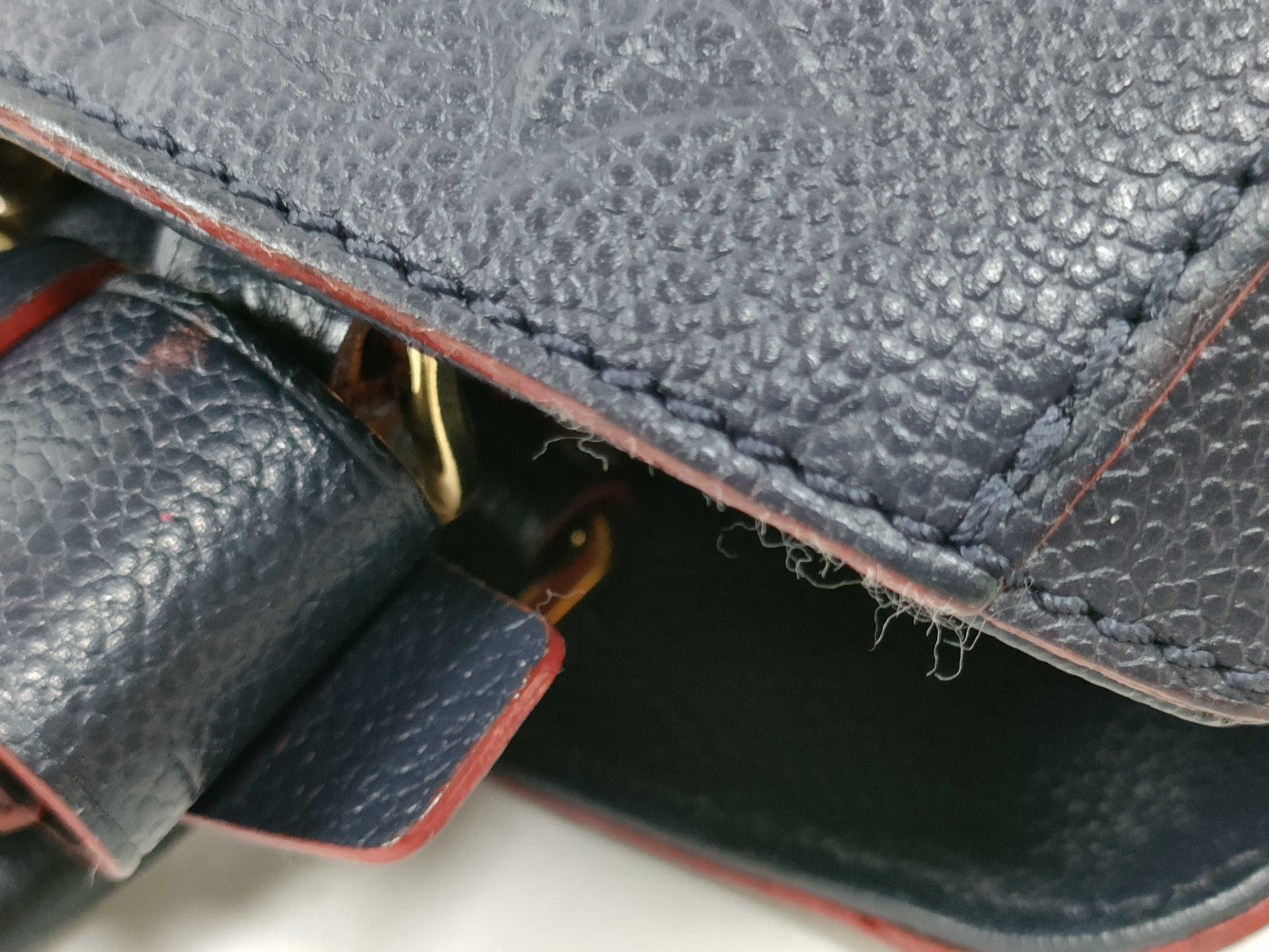 LOUIS VUITTON RFID Unverified SP 0199 Monogram Empreinte LOUIS VUITTON M42747 Empreinte Montaigne BB Handbag