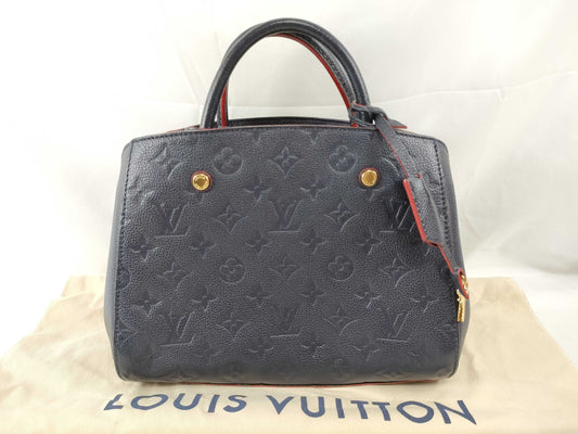 LOUIS VUITTON RFID Unverified SP 0199 Monogram Empreinte LOUIS VUITTON M42747 Empreinte Montaigne BB Handbag