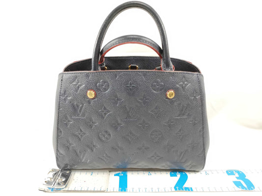 LOUIS VUITTON RFID Unverified SP 0199 Monogram Empreinte LOUIS VUITTON M42747 Empreinte Montaigne BB Handbag