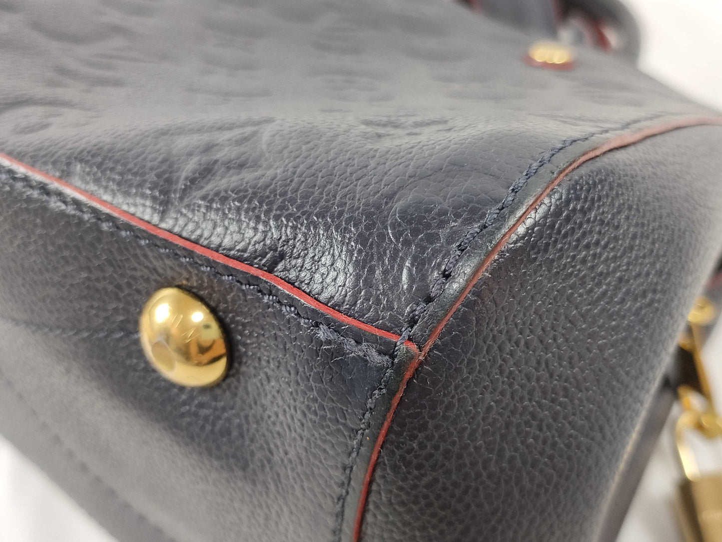 LOUIS VUITTON RFID Unverified SP 0199 Monogram Empreinte LOUIS VUITTON M42747 Empreinte Montaigne BB Handbag