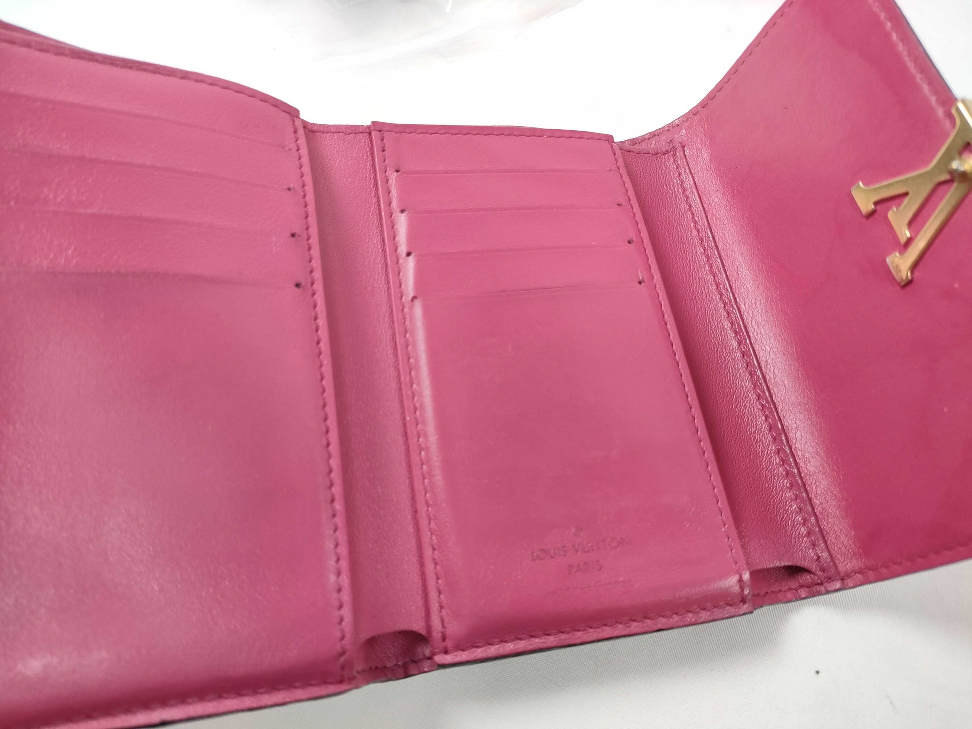 LOUIS VUITTON RFID Unverified Mi 11119 LOUIS VUITTON Portefeuille Capucines Wallet