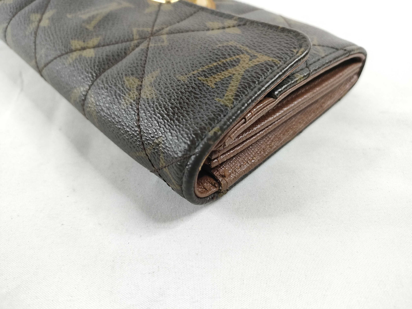 LOUIS VUITTON [Serial Number] SP5018 Monogram Louis Vuitton Monogram Long Wallet with Hardware