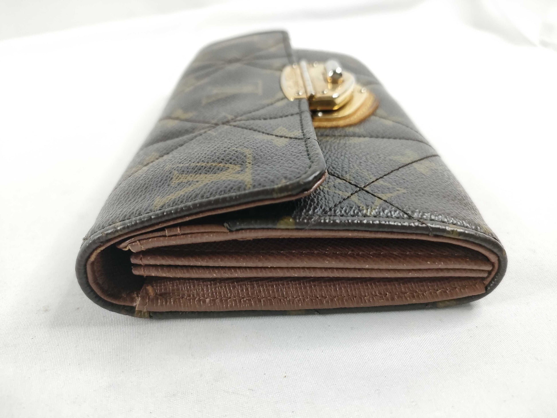 LOUIS VUITTON [Serial Number] SP5018 Monogram Louis Vuitton Monogram Long Wallet with Hardware
