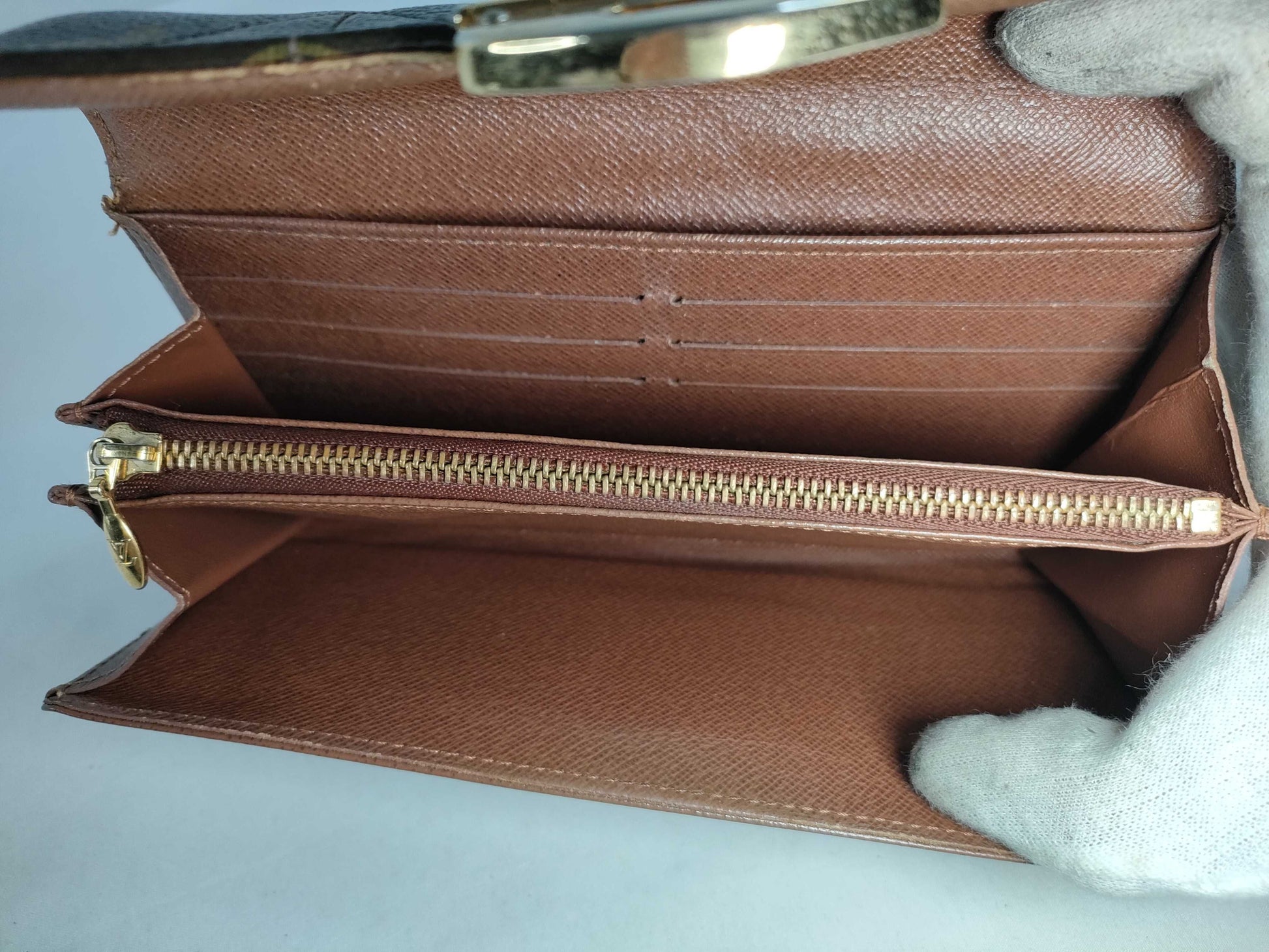 LOUIS VUITTON [Serial Number] SP5018 Monogram Louis Vuitton Monogram Long Wallet with Hardware
