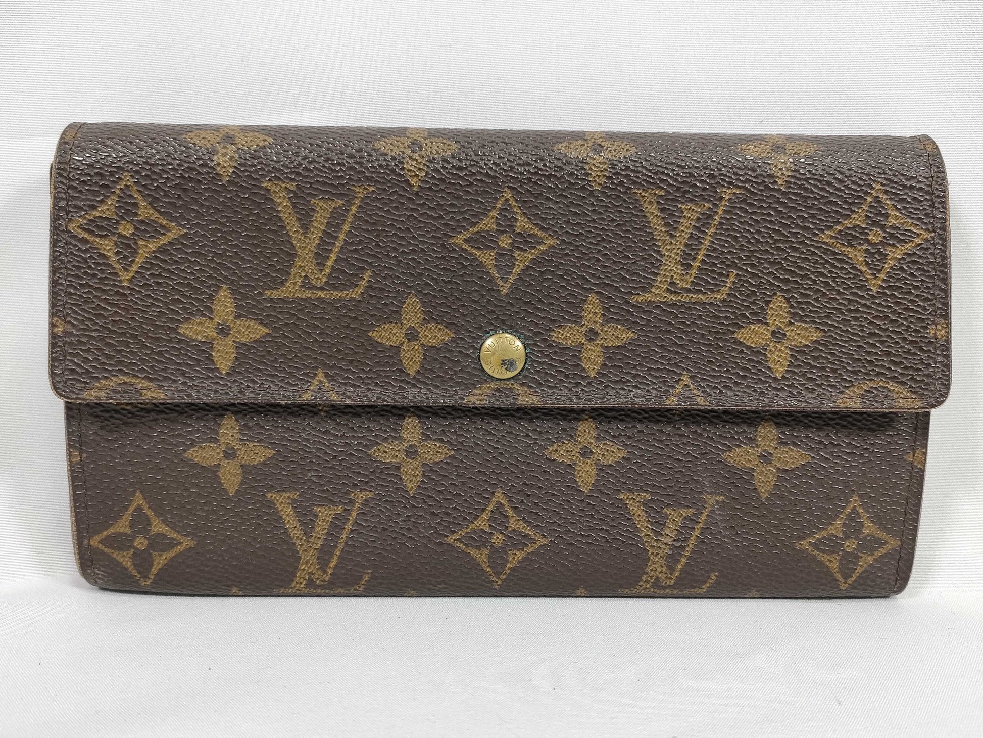 LOUIS VUITTON Monogram Louis Vuitton Monogram Long Wallet