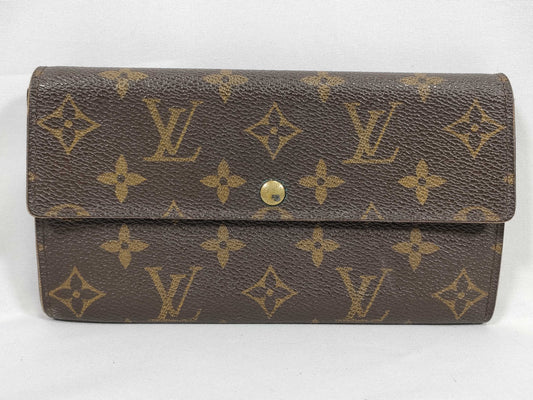 LOUIS VUITTON Monogram Louis Vuitton Monogram Long Wallet