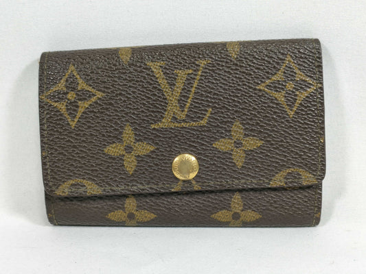 LOUIS VUITTON RFID Unverified ET0914 Monogram Louis Vuitton Monogram Key Case Key Case/Key Holder
