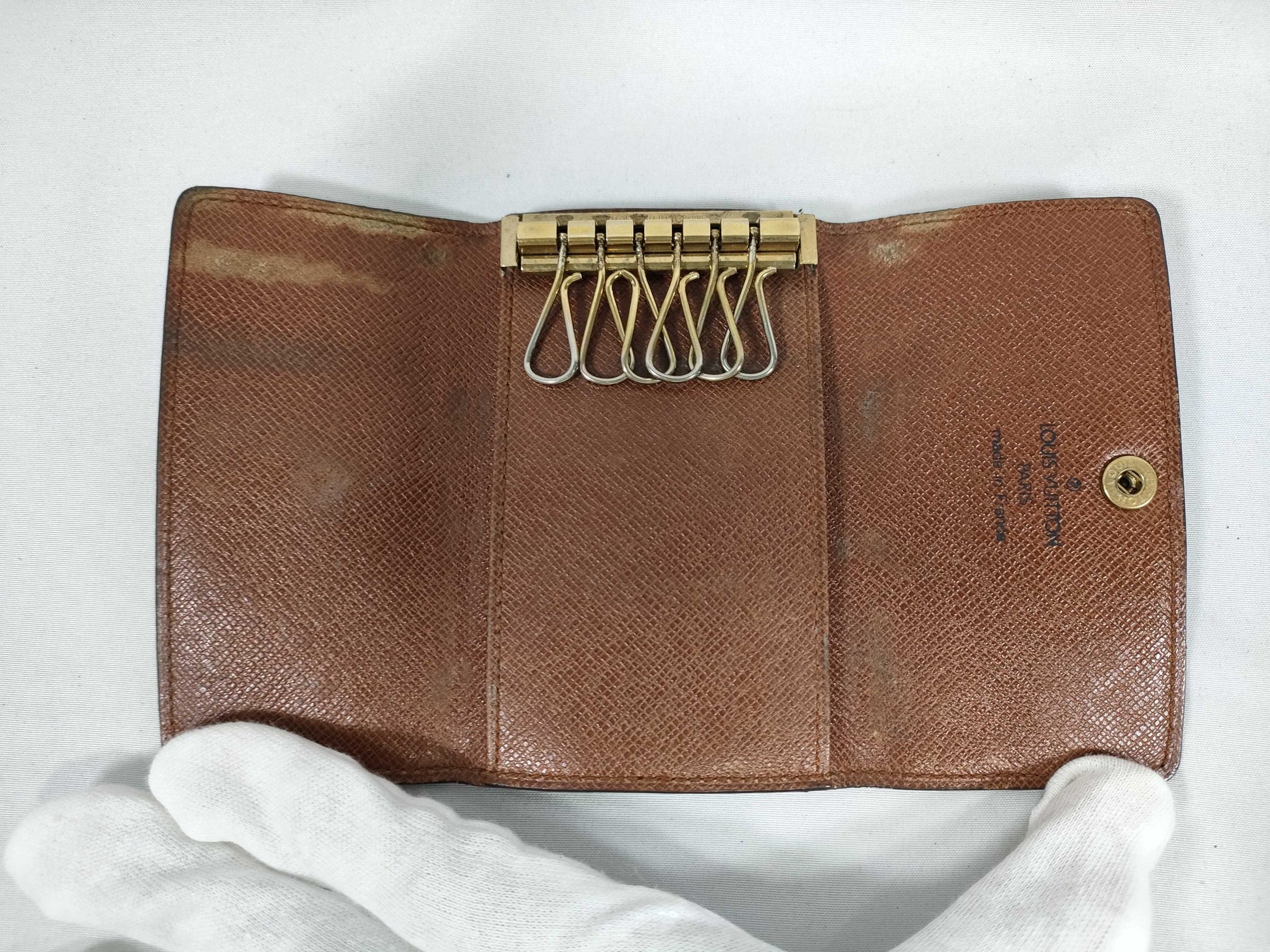 LOUIS VUITTON RFID Unverified ET0914 Monogram Louis Vuitton Monogram Key Case Key Case/Key Holder